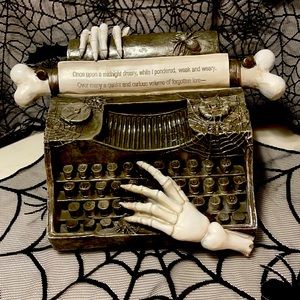 New Halloween Vintage Inspired Haunted Typewriter